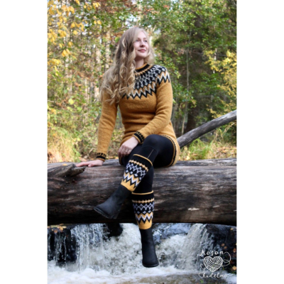 Ruska neulemekko ohje, FIN